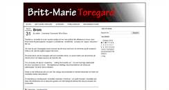 Desktop Screenshot of brittmarietoregard.com