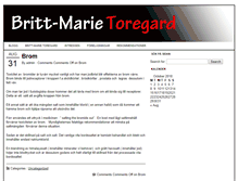 Tablet Screenshot of brittmarietoregard.com